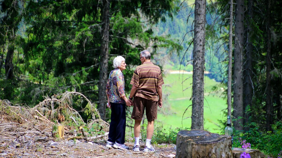 two people standing in forest @pexels.com