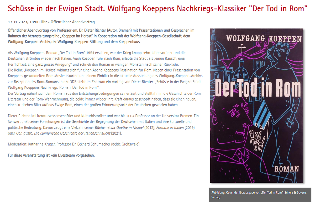 "Koeppen im Herbst" 2023