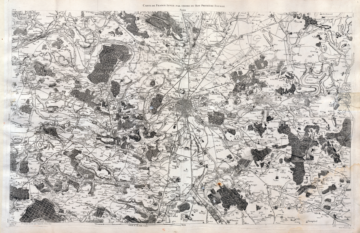 Cassini. Carte Topographique (geometrique) de la France, Tome I. 1793_0003