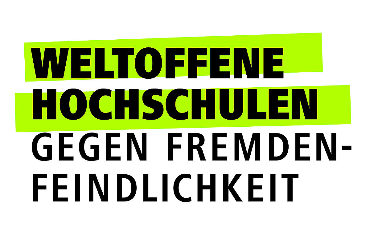 Das Logo der Initiative Weltoffen der HRK