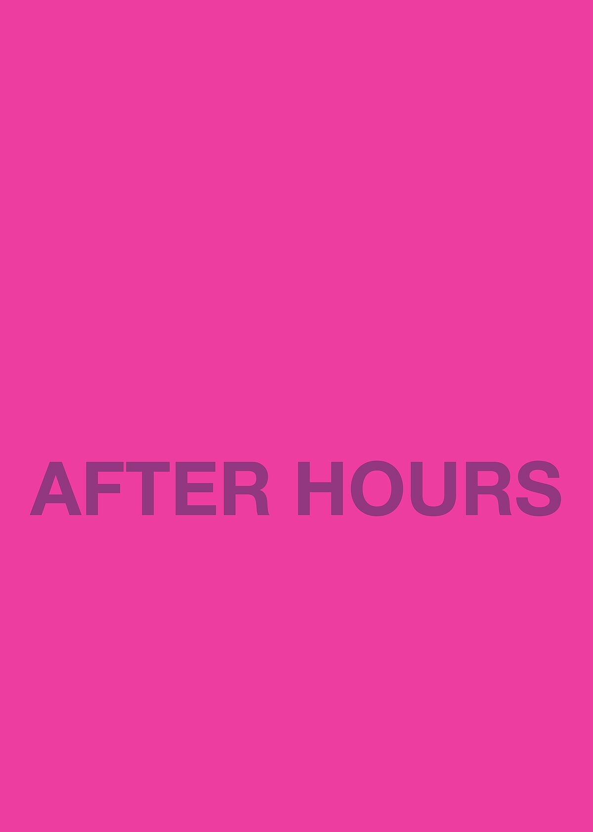 AFTER HOURS mit Janina Wierzbicki