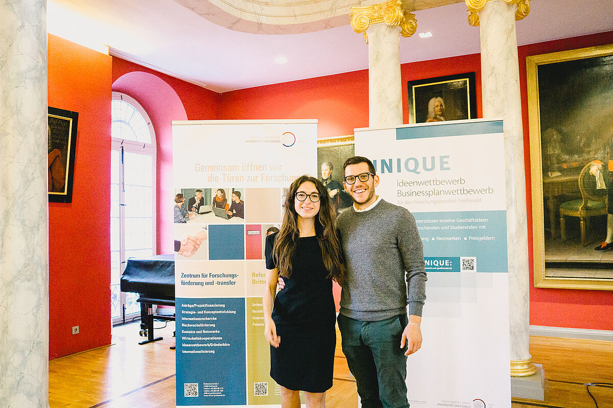 Rima Rifai, Benedikt Hirthammer. Bild: Magnus Schult.