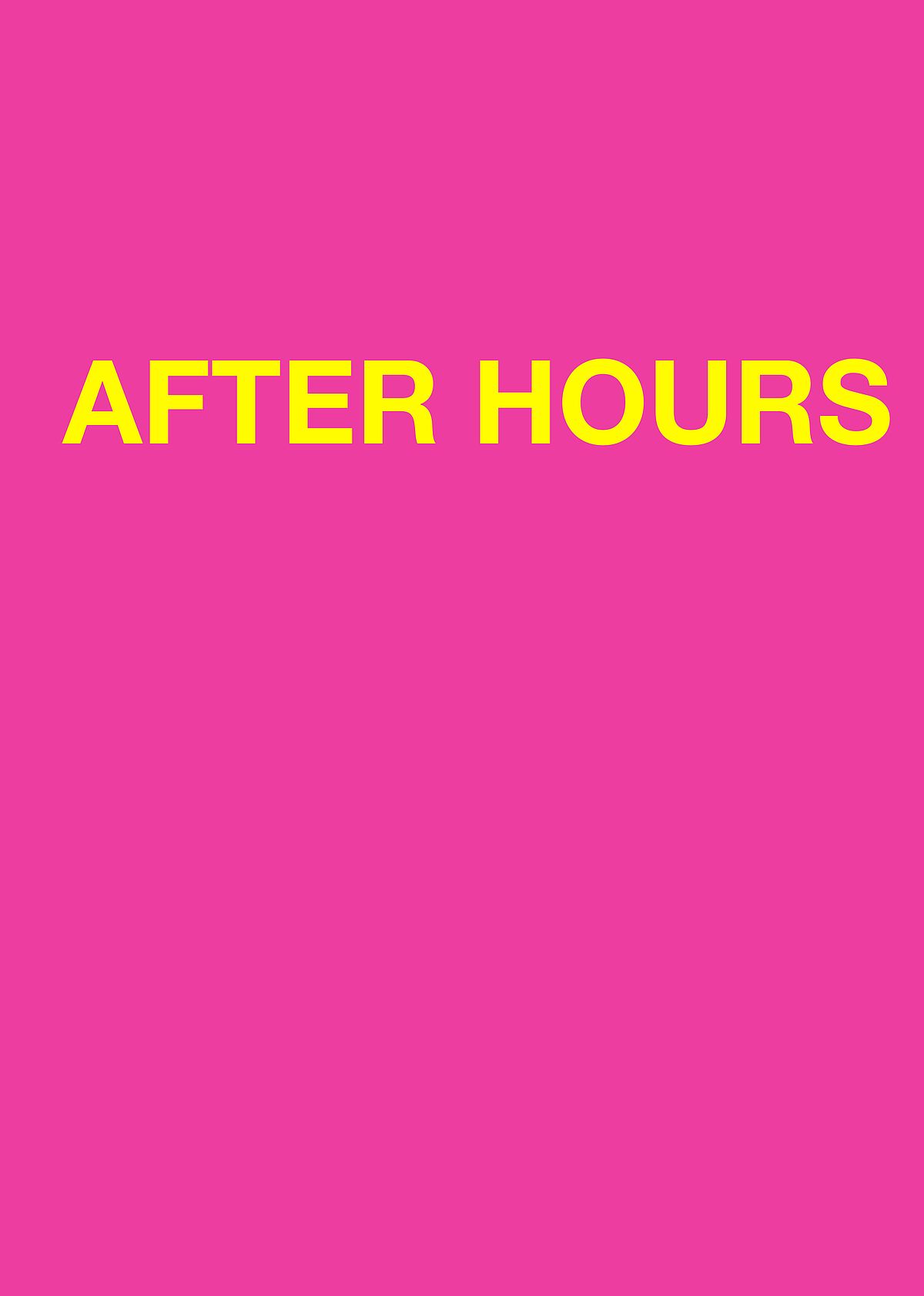 AFTER HOURS mit Isabel Paehr