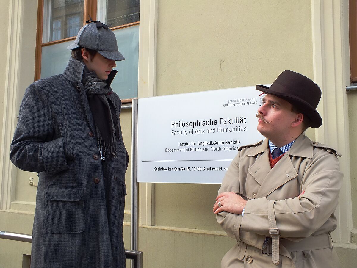 Watson and Holmes at 15 Stone Baker Street