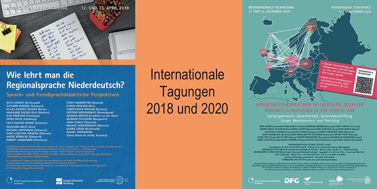 Tagungsposter internationale Tagungen 2018 und 2020
