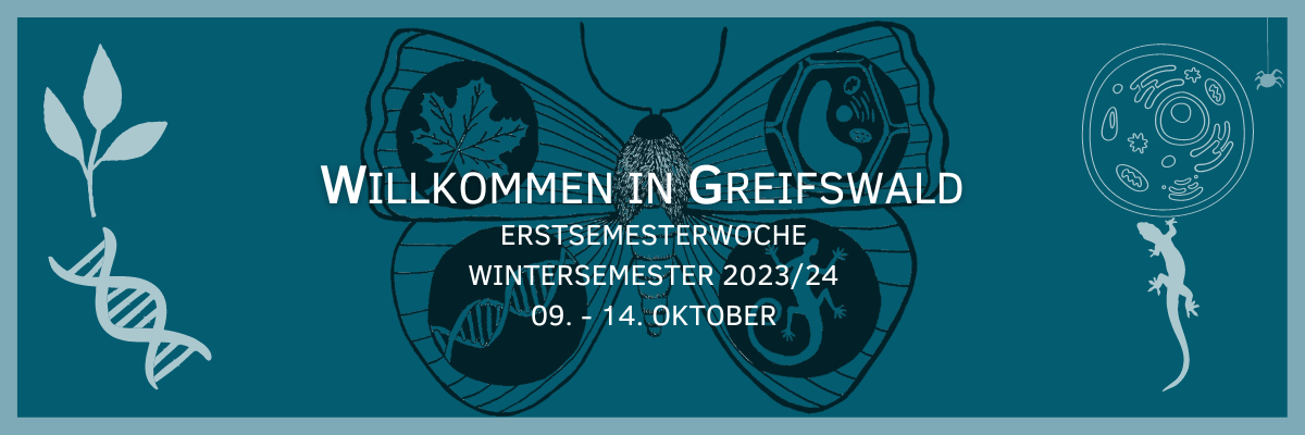 Banner Erstiwoche 23/24 FSR Biowissenschaften