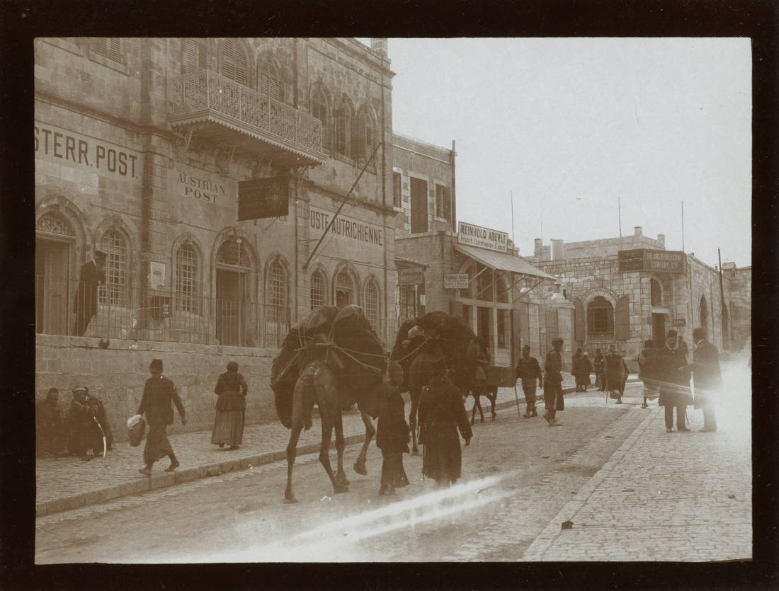 Valentin Schwöbel: Jaffator // Jaffa Gate, Österreichische Post // Austrian Post Office, ca. 1905 (© Dalman-Institut Greifswald)
